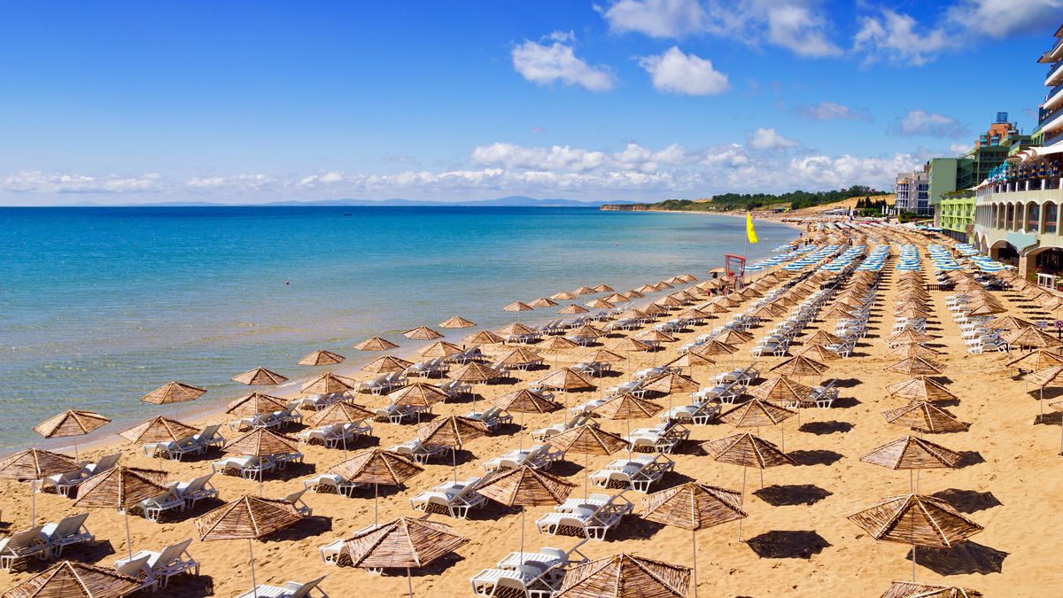 plaża, wakacje, urlop, morze, bułgaria