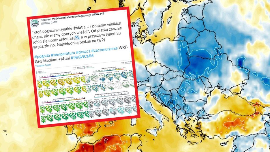Pogoda na dwa tygodnie. Długoterminowa prognoza IMGW wskazuje na ochłodzenie
