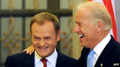 Donald Tusk i Joe Biden
