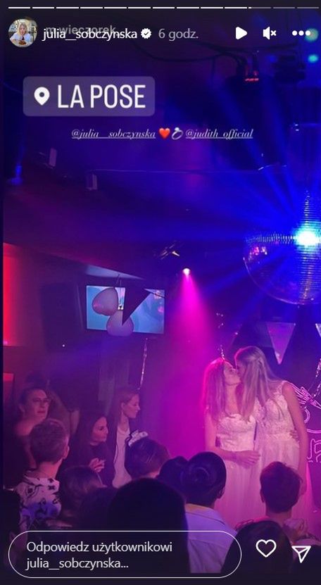 Julia Sobczyńska wzięła ślub z dziewczyną?