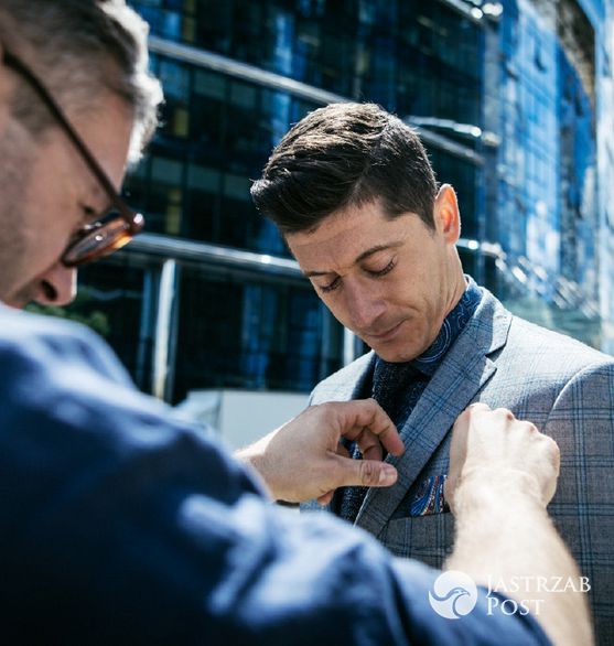 Robert Lewandowski w kampanii Vistula jesień-zima 2016/2017. Zdjęcia zza kulis sesji (fot. mat. pras.)