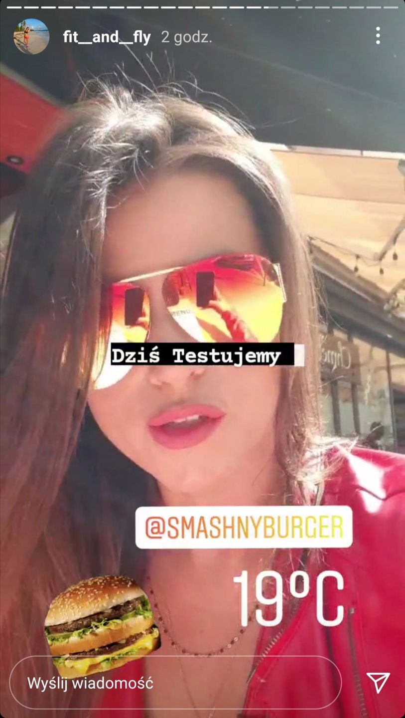 Angelika Głaczkowska świętuje Dzień Burgera