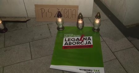 Protest kobiet w Świnoujściu.