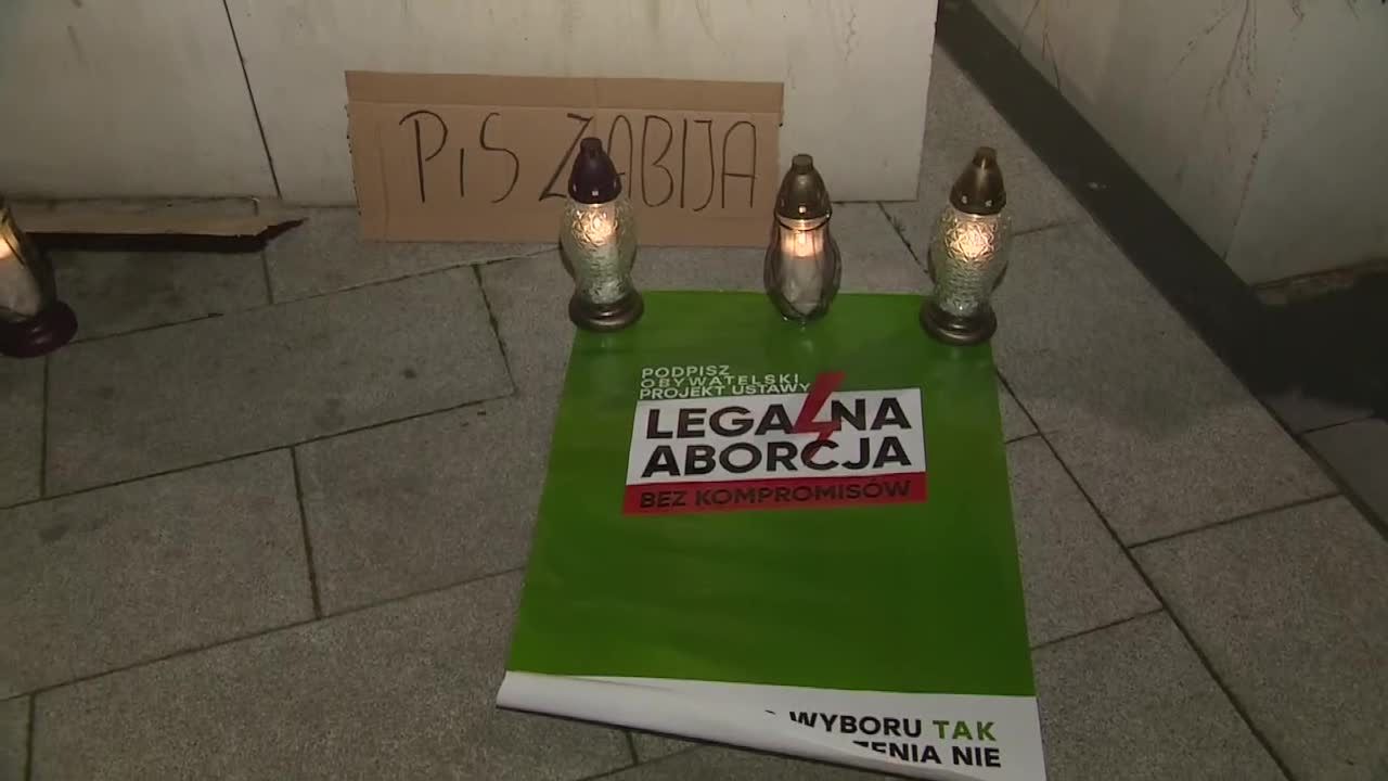 Protest kobiet w Świnoujściu.