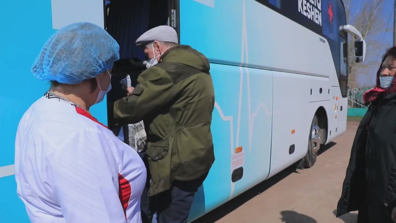 Mobilne kliniki chińskiej produkcji świadczą pomoc medyczną mieszkańcom odległych zakątków Kazachstanu.