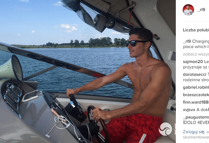 Anna Lewandowska na wakacjach