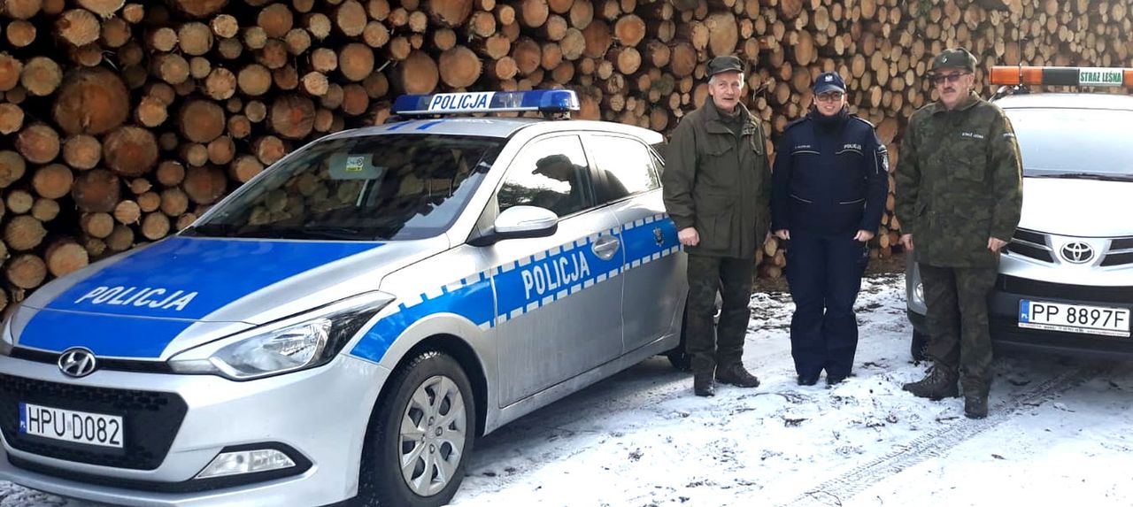 Świąteczna Akcja Policji i Straży Leśnej