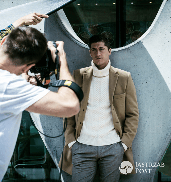 Robert Lewandowski w kampanii Vistula jesień-zima 2016/2017. Zdjęcia zza kulis sesji (fot. mat. pras.)