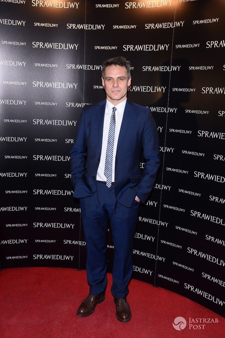 Jan Wieczorkowski na premierze filmu "Sprawiedliwy"