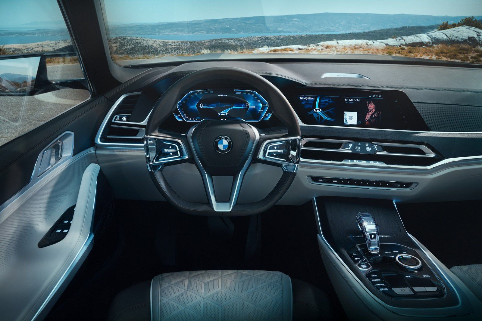 BMW X7 iPerformance Concept  - wnętrze 