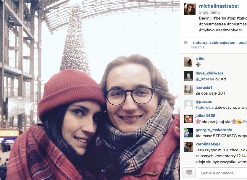 Michalina Strabel z chłopakiem Fot. Instagram