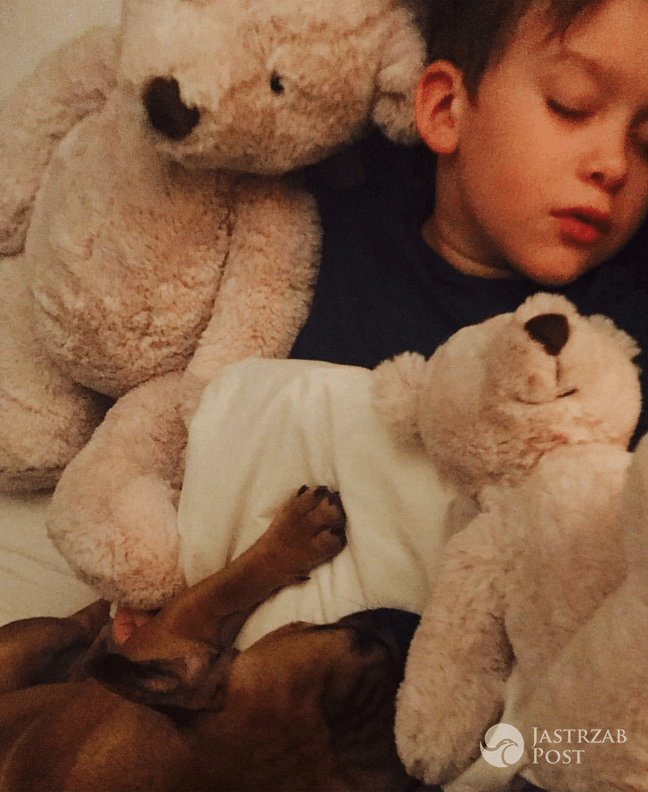 Małgorzata Rozenek pokazała zdjęcie śpiącego syna Tadzia - Instagram