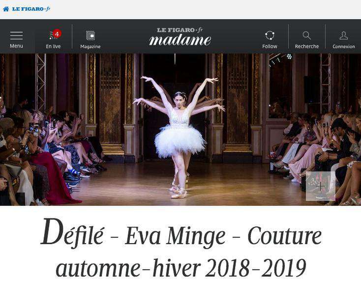 Le Figaro o kolekcji Evy Minge