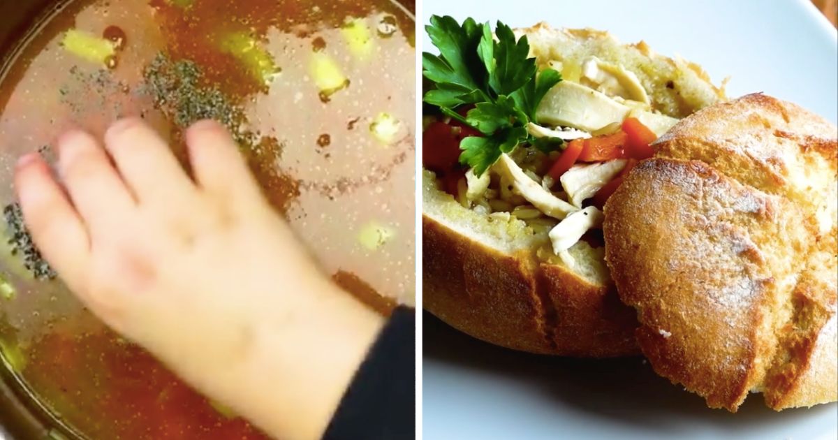 Zupa z kurczakiem i ryżem