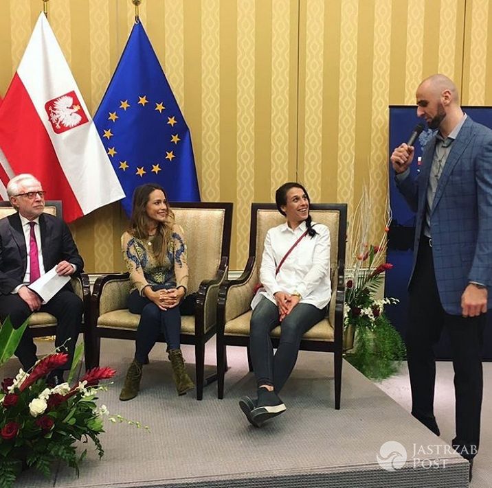 Alicja Bachleda Curuś i Joanna Jędrzejczyk wspierały Marcina Gortata - Instagram