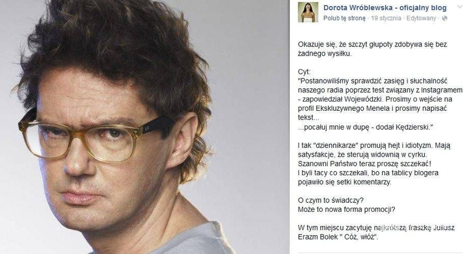Dorota Wróblewska o Kubie Wojewódzki i Piotrze Kędzierskim