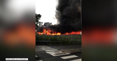 Pożar w pobliżu linii kolejowej w Szwecji. Utrudnienia w ruchu pociągów także w Danii
