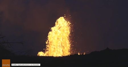 Niebezpieczna, ale zjawiskowa Kilauea nadal pluje lawą. Strumień dotarł do elektrowni