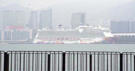 3,6 tys pasażerów uwięzionych na statku w Hongkongu. U ośmiu osób zdiagnozowano korona wirusa