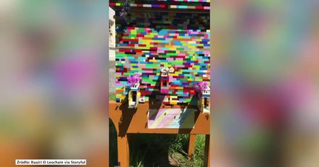 Ul z klocków Lego. Zamieszkało w nim 30 tys. pszczół