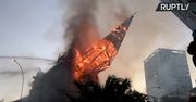 Zamieszki w Chile. Spalony kościół i armatki wodne na ulicach