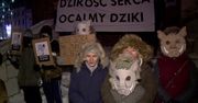 Dziesiątki osób w Krakowie sprzeciwiały się odstrzałowi dzików