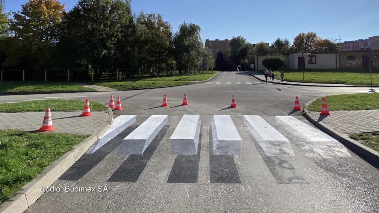 Trójwymiarowe przejścia dla pieszych robią furorę