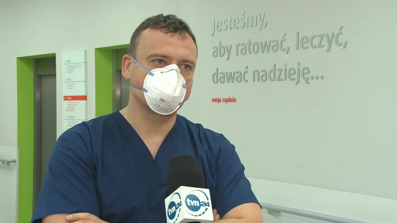 Udana transplantacja płuc u strażaka, który ciężko przeszedł COVID-19. W Zabrzu przeprowadzono drugą taką operację w Polsce