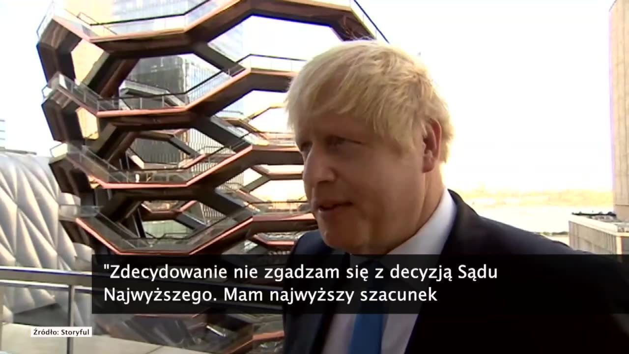 B. Johnson po wyroku Sądu Najwyższego: Jest wielu ludzi, którzy chcą powstrzymać ten kraj przed wyjściem z UE