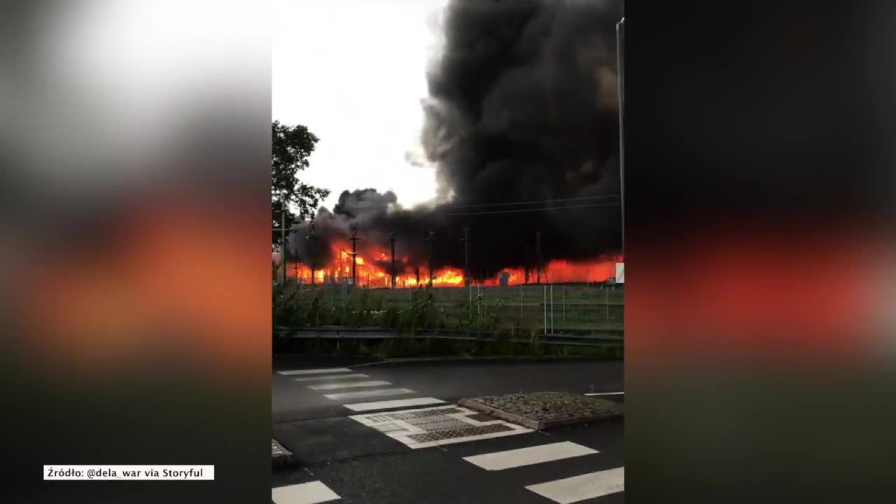 Pożar w pobliżu linii kolejowej w Szwecji. Utrudnienia w ruchu pociągów także w Danii