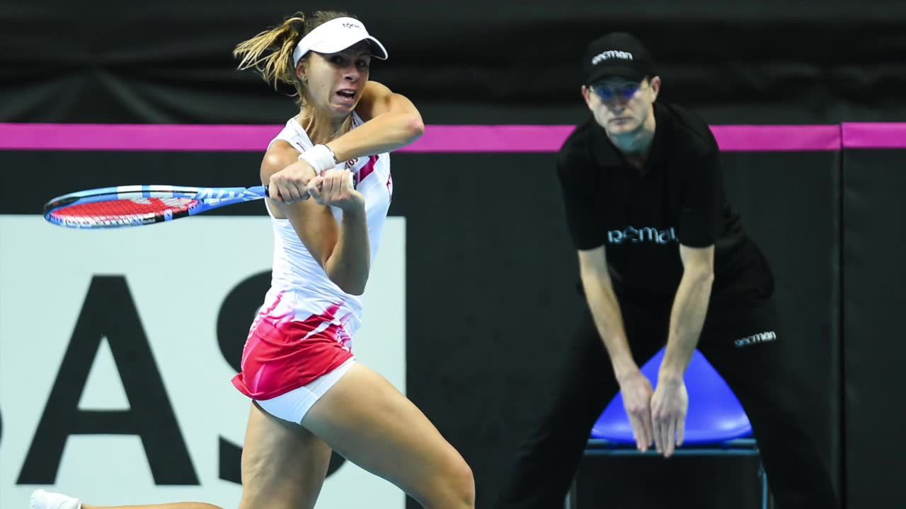 WTA Nowy Jork: Magda Linette gra dalej. Polka pokonała Aliaksandrę Sasnowicz 6:1, 6:4 i awansowała do ćwierćfinału