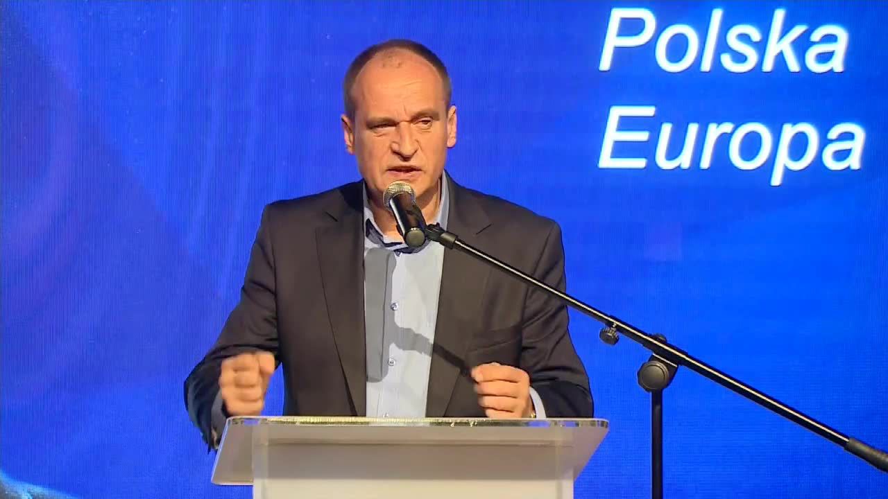 P. Kukiz: W tych wyborach zdecydujemy, czy chcemy suwerenności w ramach UE, czy gry pozorów PO-PiS-u