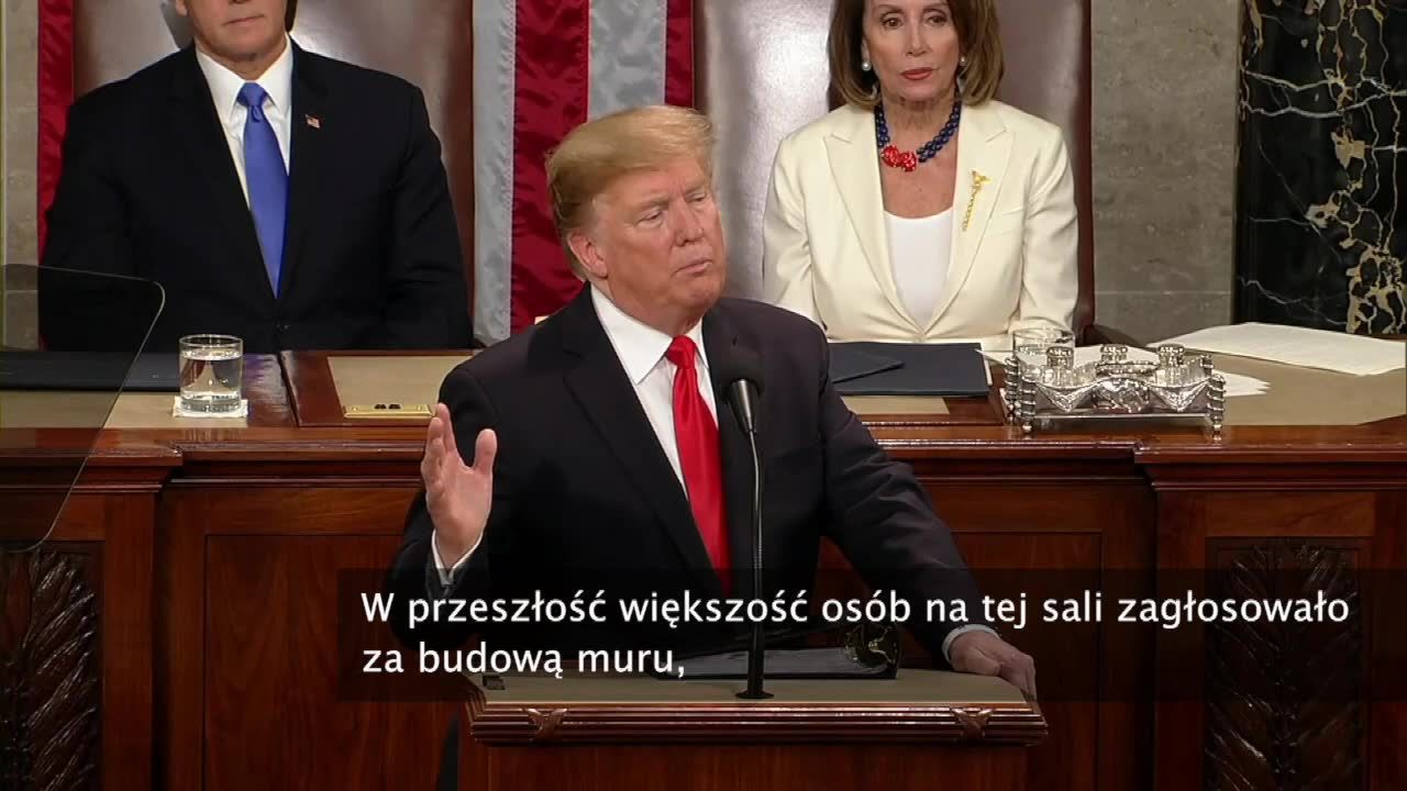 “Ja ten mur zbuduję”. D. Trump podczas dorocznego orędzia o stanie państwa