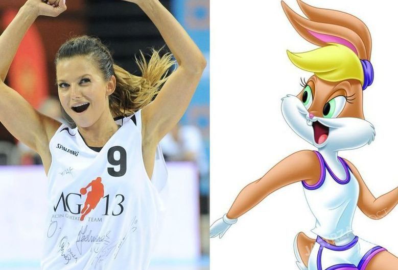 Anna Lewandowska na meczu Gortat vs Wojsko Polskie obrała taktykę Króliczki Loli [memy]