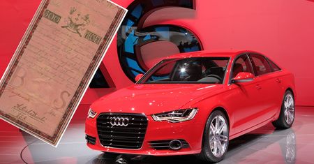 Rekord we Wrocławiu - banknot w cenie Audi A6?