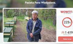 Rekordowa zbiórka na pasiekę Pana Władysława