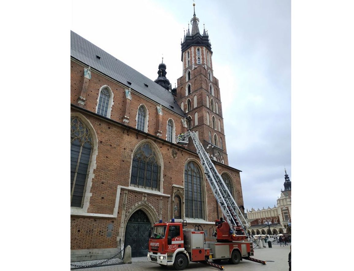 Kraków. Dron Ukraińca spadł na bazylikę. Są zarzuty. Grozi 5 lat więzienia