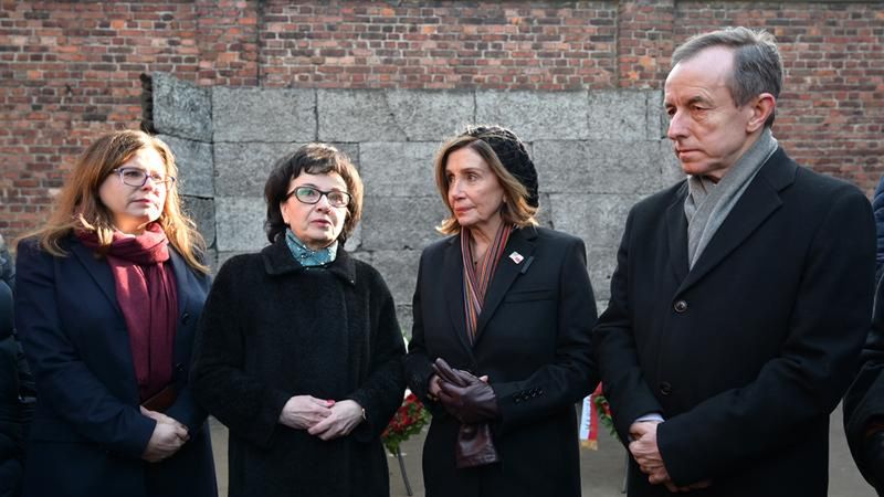 Elżbieta Witek, Nancy Pelosi, Tomasz Grodzki.