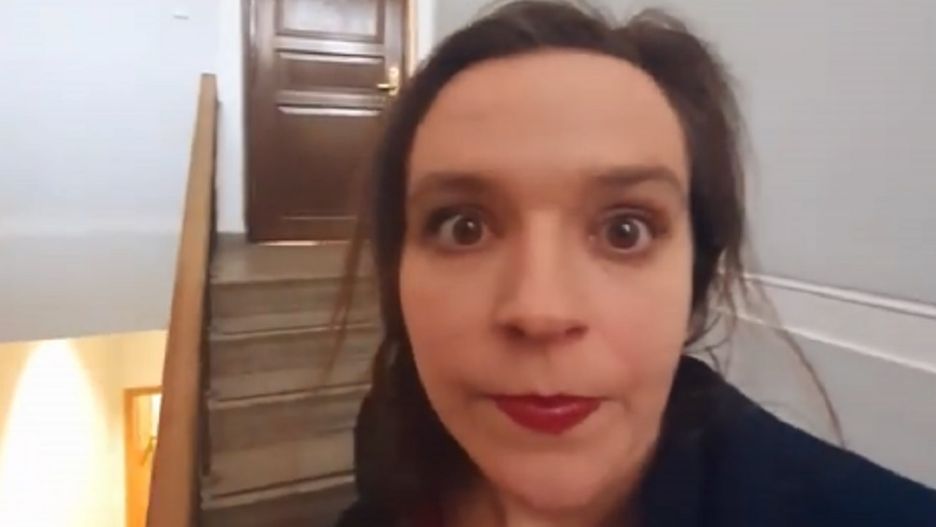 Klaudia Jachira (KO) nagrała filmik. Tematem wizyta Komisji Weneckiej.
