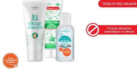 Żel antybakteryjny w Biedronce. Pojawił się i zniknął