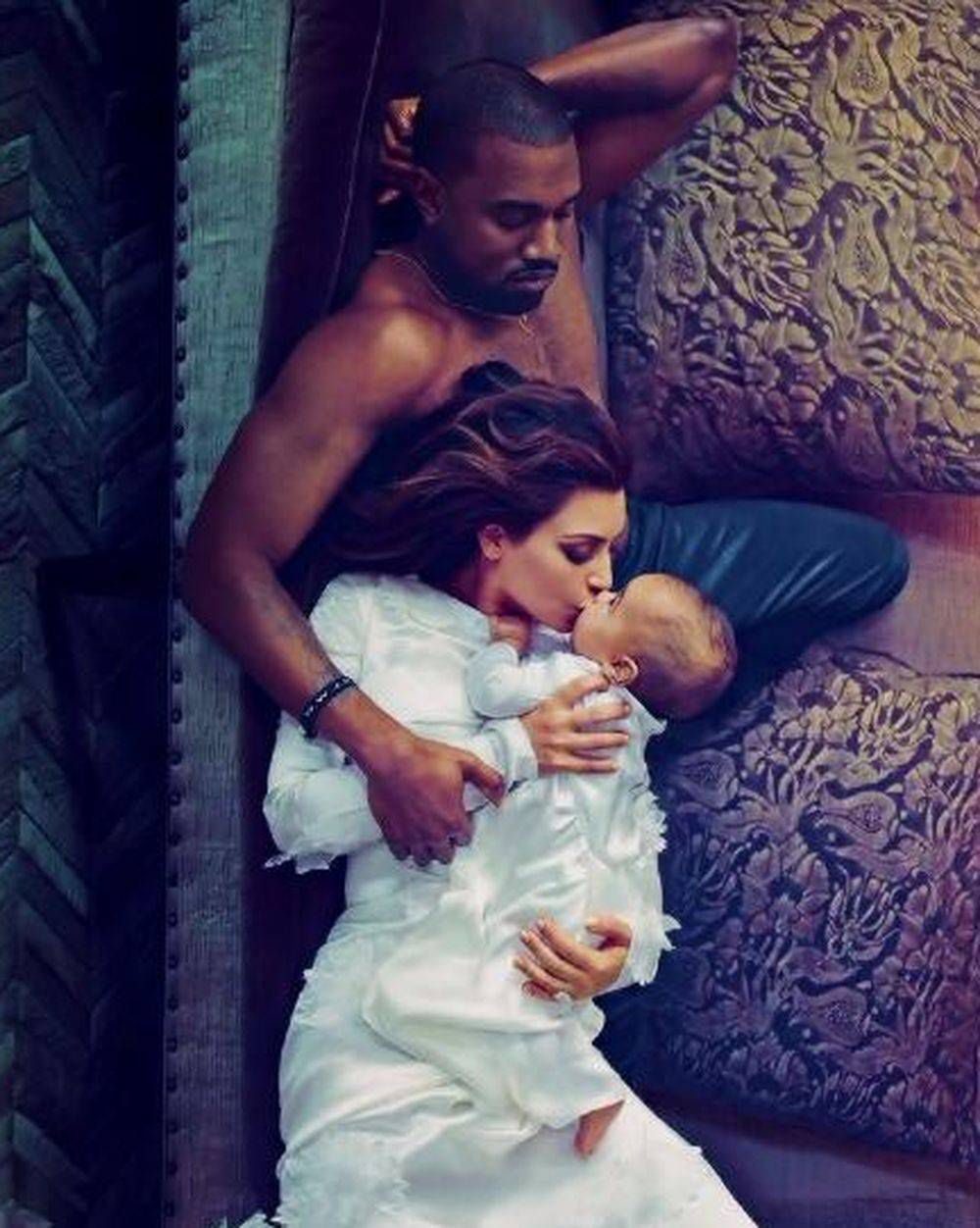Kanye West, Kim Kardashian i North West