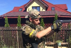 "Strzeliłbym do człowieka, gdyby mi zagrażał". Dzieci bawią się w wojnę