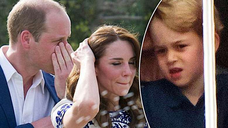 Księżna Kate i książę William, książę George