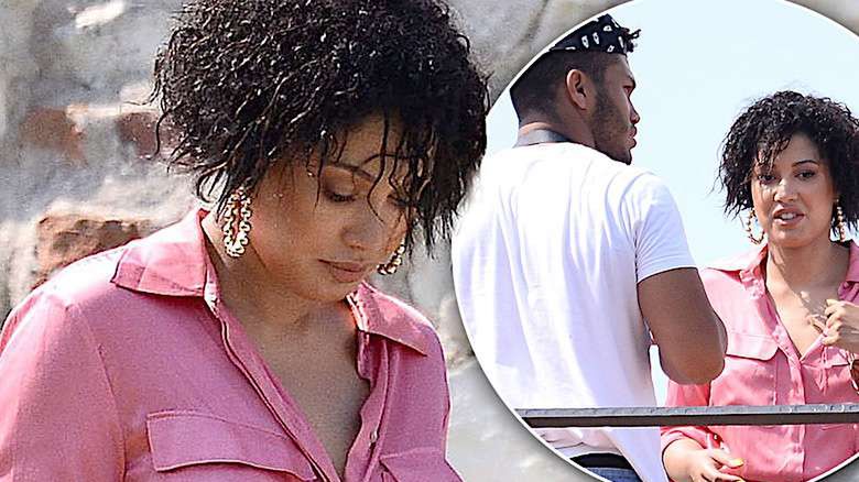 Patricia Kazadi z bratem Williamem w Kazimierzu Dolnym