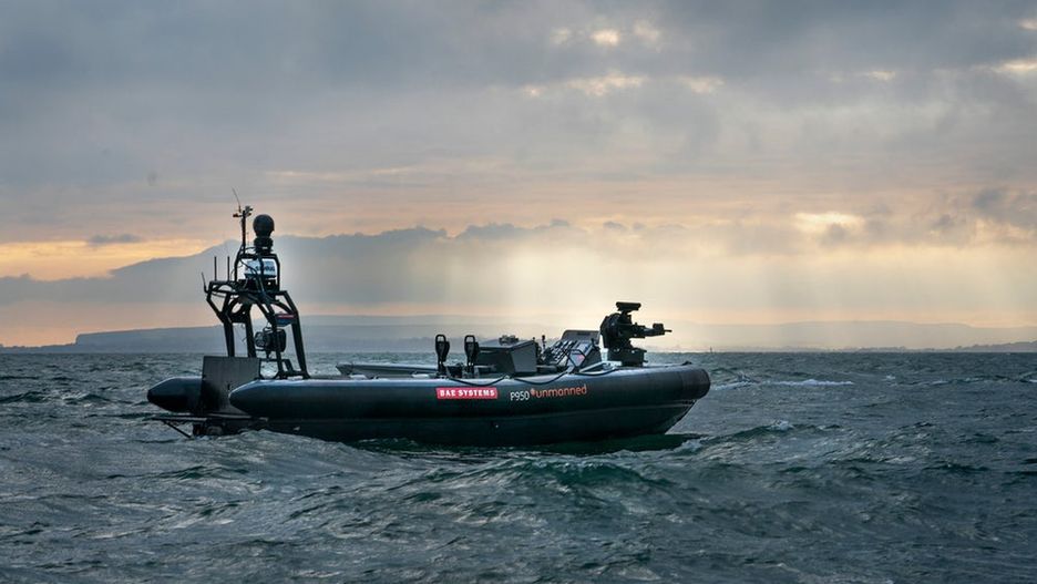 Autonomiczna łódź Pacific 950 opracowywana przez BAE Systems