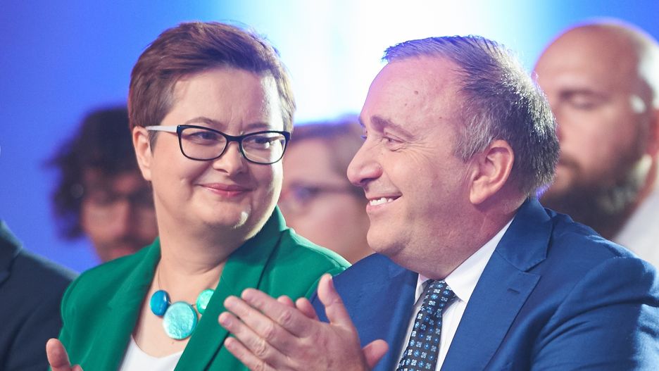 Katarzyna Lubnauer i Grzegorz Schetyna