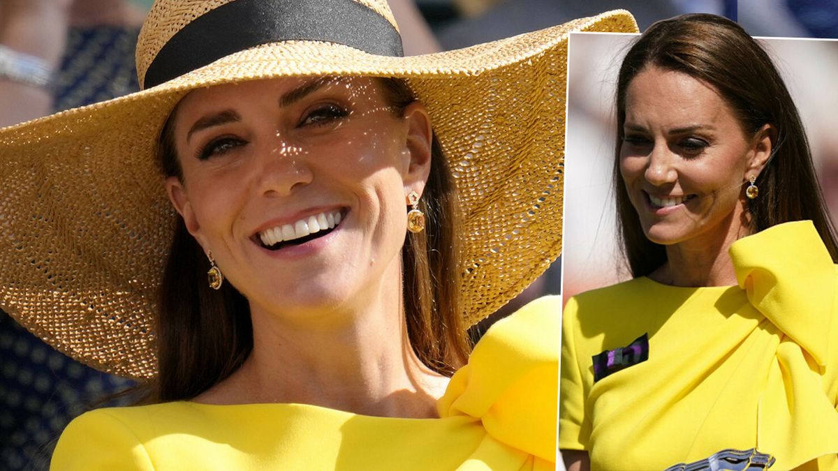 Księżna Kate zachwyca na finale Wimbledonu w żółtej kreacji. Gdzieś już widzieliśmy ją w tej sukience!