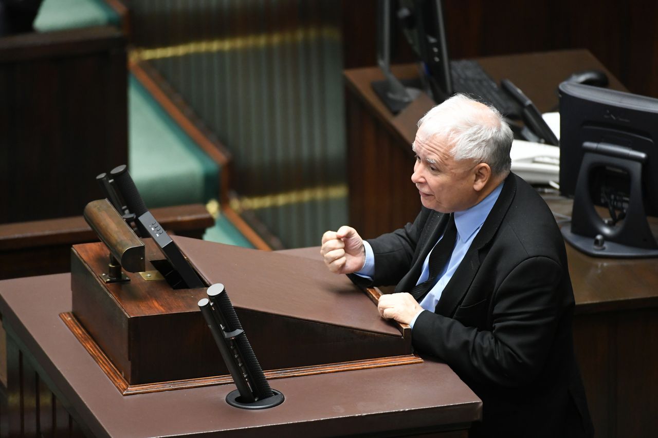 Nie będzie śledztwa ws. wypowiedzi Jarosława Kaczyńskiego w Sejmie