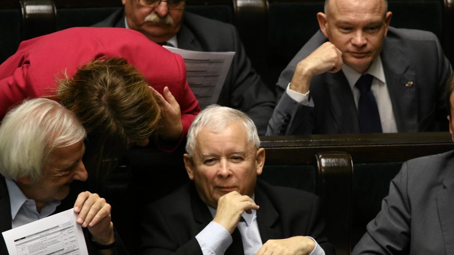 Jarosław Kaczyński w Sejmie