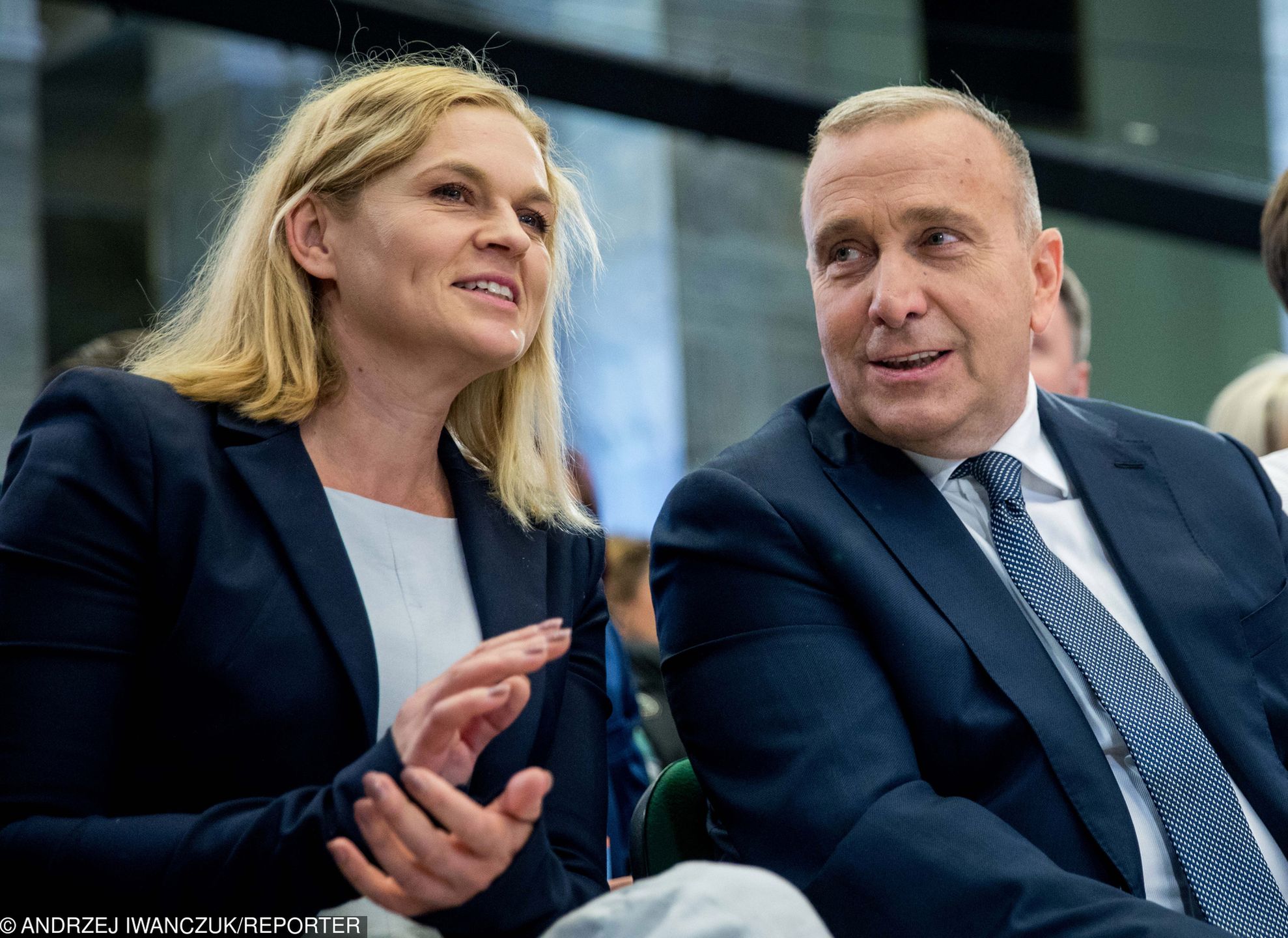 Wybory parlamentarne i intensywna kampania. Barbara Nowacka i Grzegorz Schetyna na Forum Programowym Koalicji Obywatelskiej.